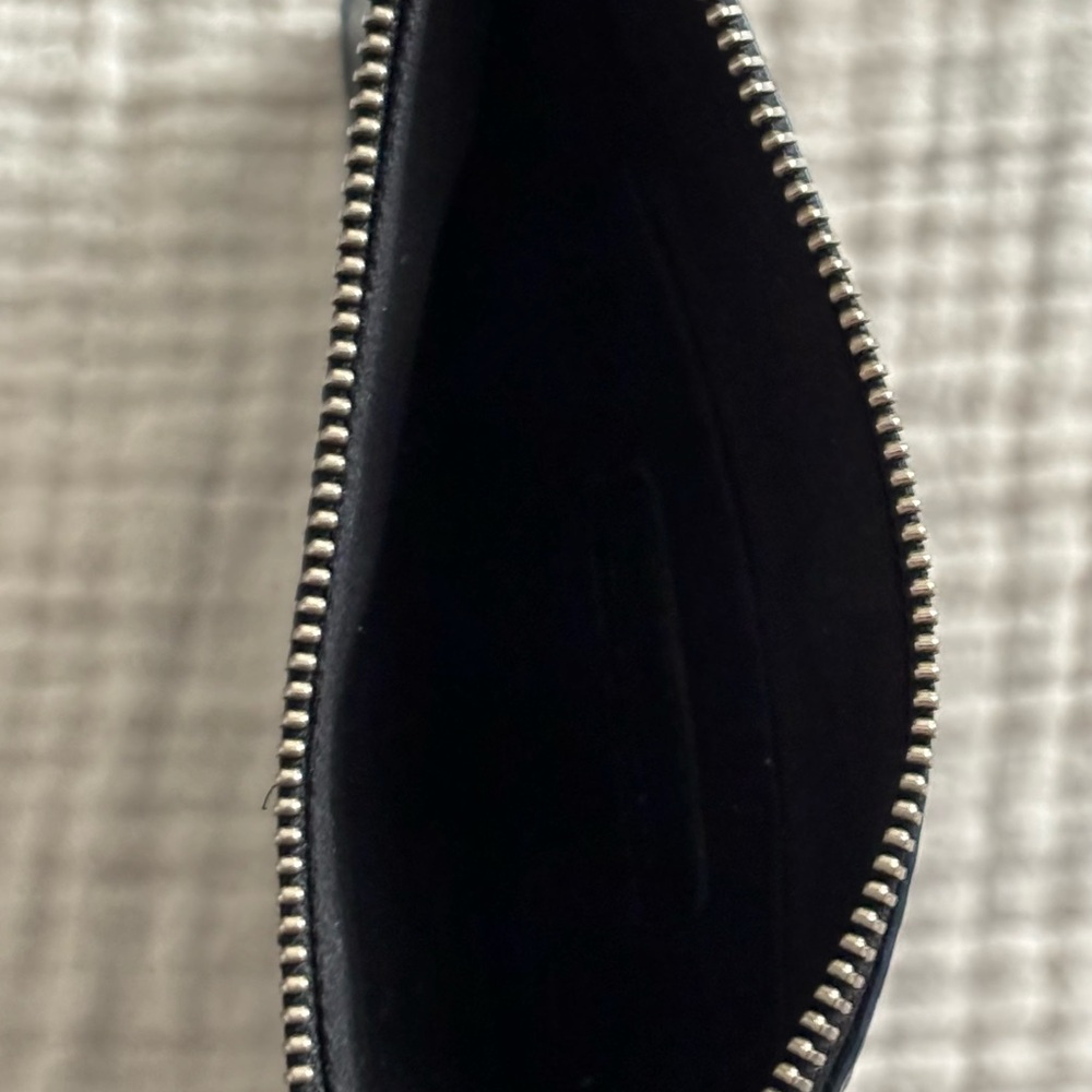 Punto Fibbia Blue Metallic Reptile Wristlet - Picture 3 of 3
